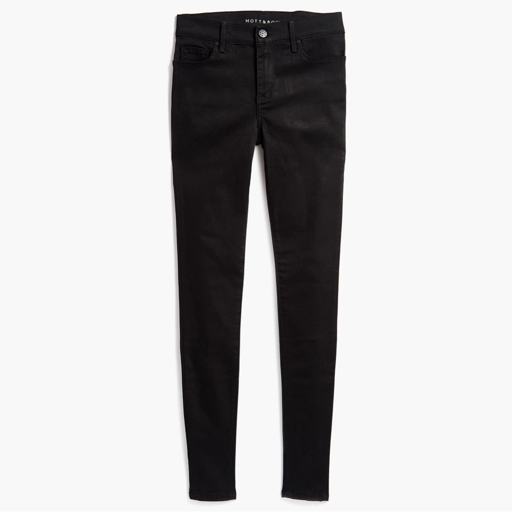 Mott&Bow black mid-rise skinny jeans W25 L28